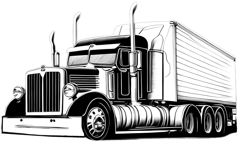 Ilustración de camión